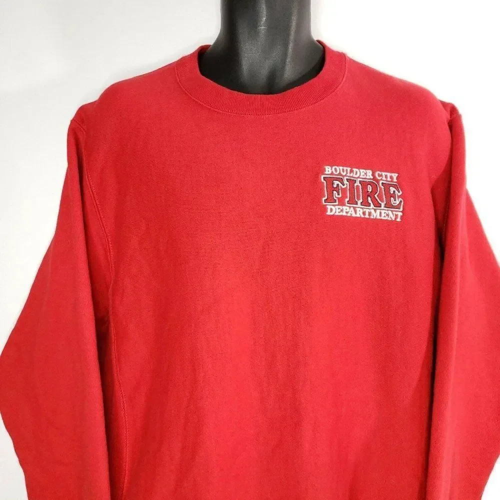 Vintage 90s Champion Reverse Weave L Sweatshirt Crewneck Boulder City FD NV